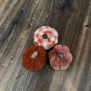 Target Plush Pumpkin Set - Orange and Brown